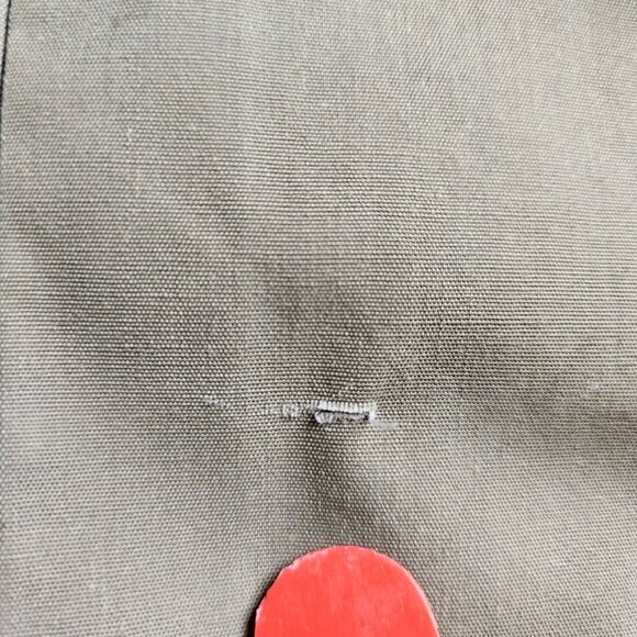 Vintage Woolrich Mens Hooded Tan Parka Plaid Lining Full Zip Size L USA Made - Picture 13 of 16